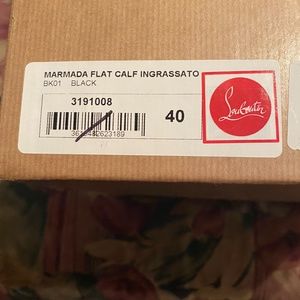 Christian Louboutin Marmada flat leather booties